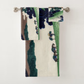 Katsushika Hokusai - Inume pass, provincie Kai Bad Handdoek (Insitu)