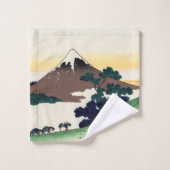 Katsushika Hokusai - Inume pass, provincie Kai Bad Handdoek (Wasdoekje)