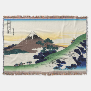 Katsushika Hokusai - Inume pass, provincie Kai Deken