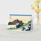 Katsushika Hokusai - Inume pass, provincie Kai Kaart (Gele Bloem)