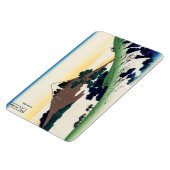 Katsushika Hokusai - Inume pass, provincie Kai Magneet (Linkerzijde)