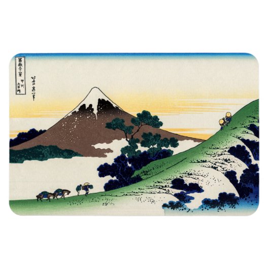 Katsushika Hokusai - Inume pass, provincie Kai Magneet (Horizontaal)