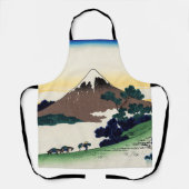 Katsushika Hokusai - Inume pass, provincie Kai Schort (Voorkant)