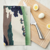 Katsushika Hokusai - Inume pass, provincie Kai Theedoek (Quarter Fold)