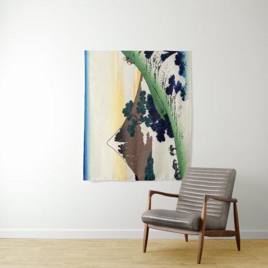 Katsushika Hokusai - Inume pass, provincie Kai Wandkleed (In situ)