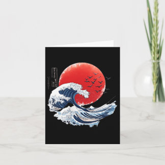 Katsushika Hokusai Japanese Great Wave Mannen Vrou Kaart