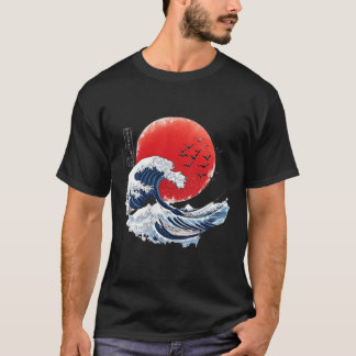 Katsushika Hokusai Japanese Great Wave Men Women K T-shirt