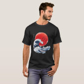 Katsushika Hokusai Japanese Great Wave Men Women K T-shirt (Voorkant volledig)