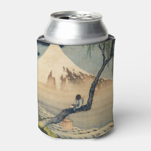 Katsushika Hokusai - Jongen die naar de Mount Fuji Blikjeskoeler