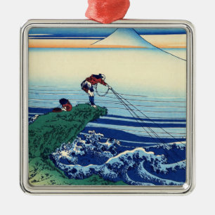 Katsushika Hokusai - Kajikazawa in de provincie Ka Metalen Ornament