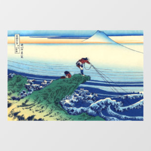 Katsushika Hokusai - Kajikazawa in de provincie Ka Raamsticker