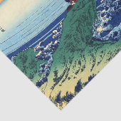 Katsushika Hokusai - Kajikazawa in de provincie Ka Tissuepapier (Detail)