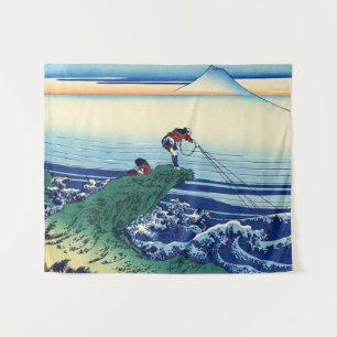 Katsushika Hokusai - Kajikazawa in de provincie Ka Wandkleed