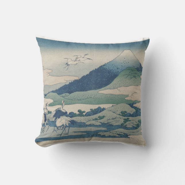 Katsushika Hokusai kunstwerk Kussen (Voorkant)