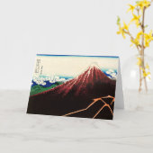 Katsushika Hokusai - Lichtjes onder de top Kaart (Gele Bloem)