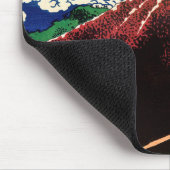 Katsushika Hokusai - Lichtjes onder de top Muismat (Hoek)