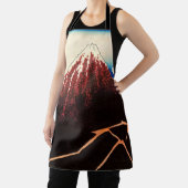 Katsushika Hokusai - Lichtjes onder de top Schort (Insitu)