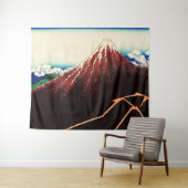 Katsushika Hokusai - Lichtjes onder de top Wandkleed (In Situ (horizontaal))