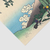 Katsushika Hokusai - Mishima Pass in de Kai Proven Tissuepapier (Detail)