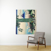 Katsushika Hokusai - Mishima Pass in de provincie  Wandkleed (In situ)