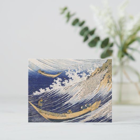 Katsushika Hokusai. Oceaangolven Briefkaart (Staand voorkant)