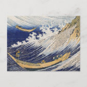 Katsushika Hokusai. Oceaangolven Briefkaart (Voorkant)
