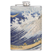 Katsushika Hokusai. Oceaangolven Heupfles (Voorkant)