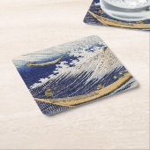 Katsushika Hokusai. Oceaangolven Kartonnen Onderzetters (Schuin)