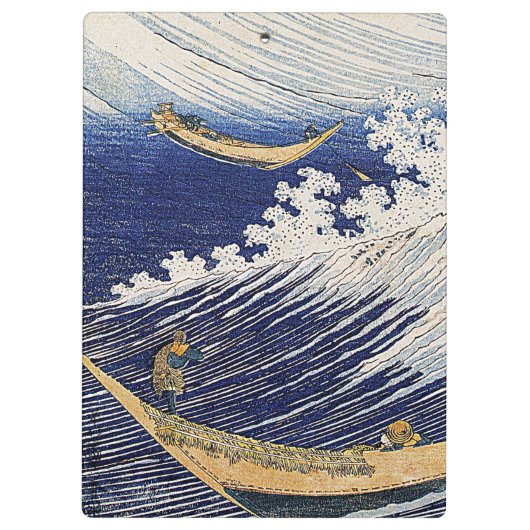 Katsushika Hokusai. Oceaangolven Klembord (Achterkant)