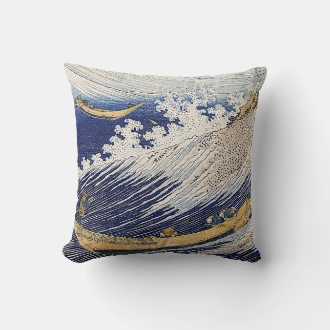 Katsushika Hokusai. Oceaangolven Kussen (Voorkant)