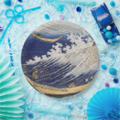 Katsushika Hokusai. Oceaangolven Papieren Bordje (Feest)