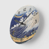 Katsushika Hokusai. Oceaangolven Ronde Klok (Hoek)
