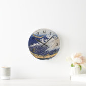 Katsushika Hokusai. Oceaangolven Ronde Klok (Huis)