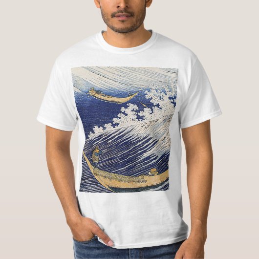 Katsushika Hokusai. Oceaangolven T-shirt (Voorkant)