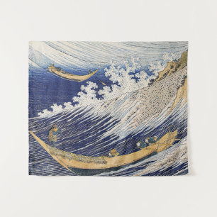 Katsushika Hokusai. Oceaangolven Wandkleed