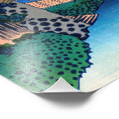 Katsushika Hokusai - onder Mannen Bridge, Fukagawa Foto Afdruk (Hoek)