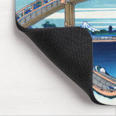 Katsushika Hokusai - onder Mannen Bridge, Fukagawa Muismat (Hoek)