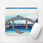 Katsushika Hokusai - onder Mannen Bridge, Fukagawa Muismat (Met muis)