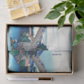 Katsushika Hokusai - onder Mannen Bridge, Fukagawa Tissuepapier (Geschenk)