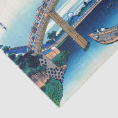 Katsushika Hokusai - onder Mannen Bridge, Fukagawa Tissuepapier (Detail)