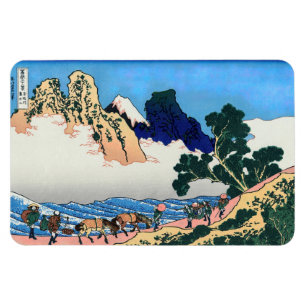 Katsushika Hokusai - Rug Fuji, Minobu Magneet