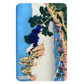 Katsushika Hokusai - Rug Fuji, Minobu Magneet (Verticaal)