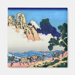 Katsushika Hokusai - Rug Fuji, Minobu Magneet