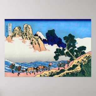 Katsushika Hokusai - Rug Fuji, Minobu Poster