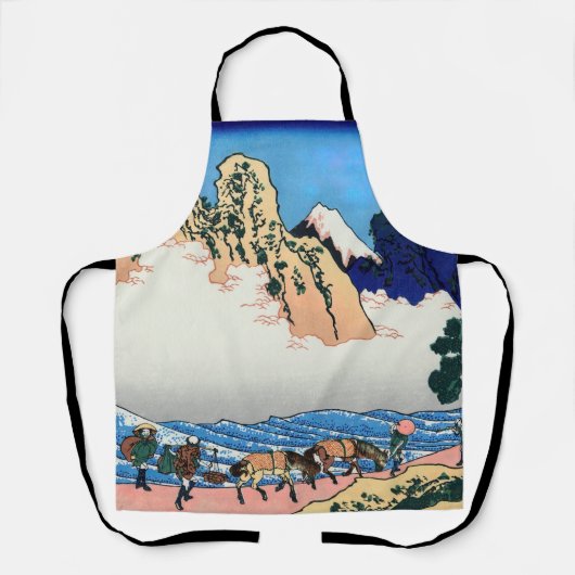 Katsushika Hokusai - Rug Fuji, Minobu Schort (Voorkant)
