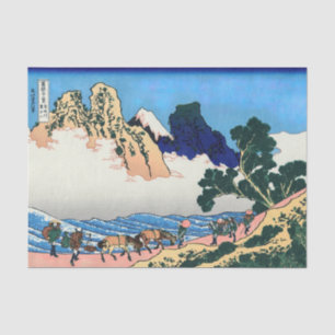 Katsushika Hokusai - Rug Fuji, Minobu Tissuepapier