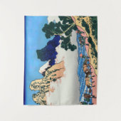 Katsushika Hokusai - Rug Fuji, Minobu Wandkleed (Voorkant)