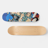 Katsushika Hokusai samurai-bossen in azië Persoonlijk Skateboard (Horizontaal)