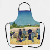 Katsushika Hokusai - Sazai hal, Tempels 500 Rakan Schort (Voorkant)