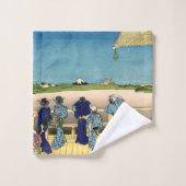 Katsushika Hokusai - Sazai hal, Temple 500 Rakan Bad Handdoek (Wasdoekje)